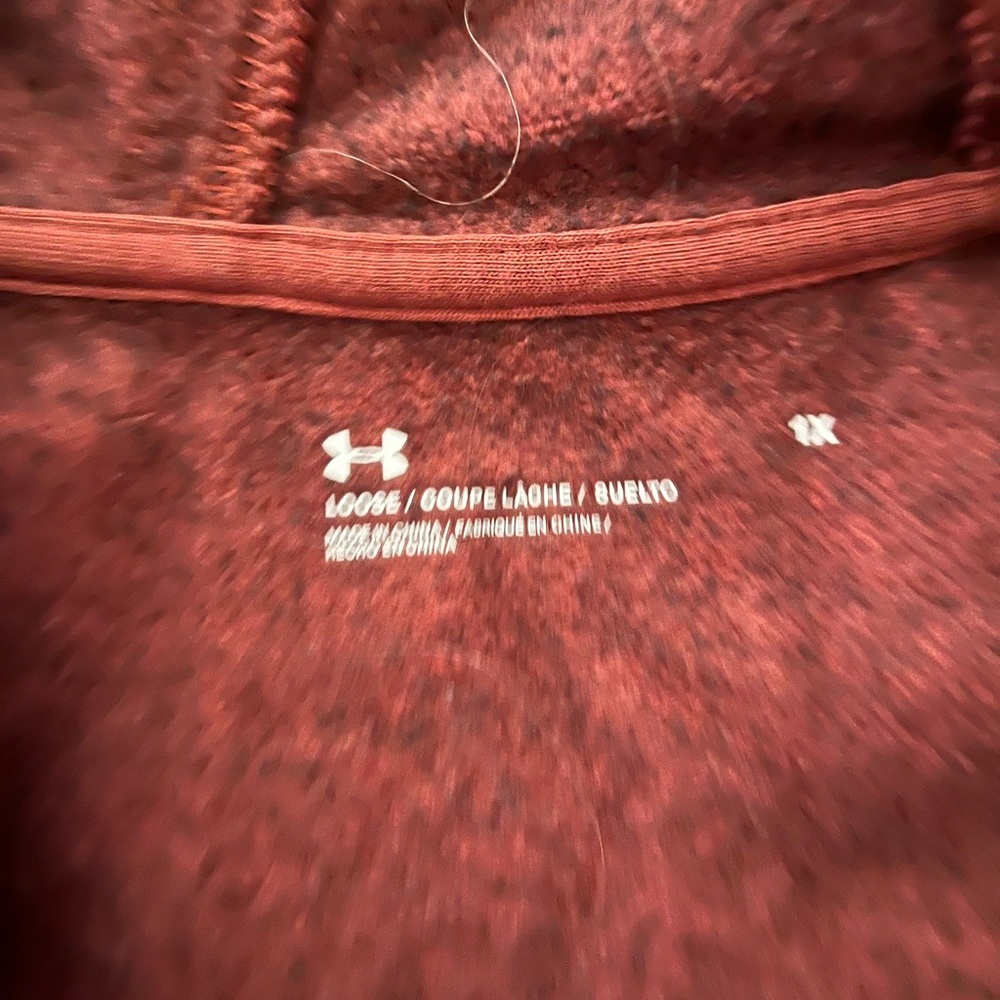 Under Armor rust colored sweatshirt